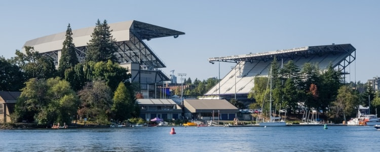 Husky Stadium in Seattle, Washington
